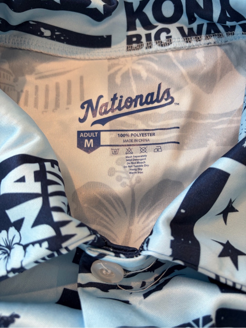 Washington Nationals Kona Big Wave 20th Anniversary Hawaiian Shirt Medium - Picture 3 of 5